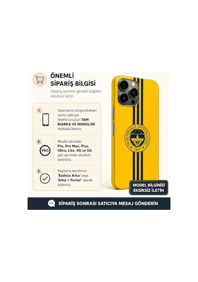 Sarı Laci Şeritli Tüm Telefonlara Uyumlu Kaplama Sipariş Sonrası Marka Ve Modelinizi İletiniz