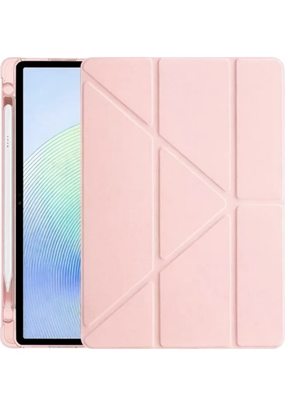 Newface Xiaomi Redmi Pad 2 Kalemlikli Mars Tablet Kılıfı - Rose Gold