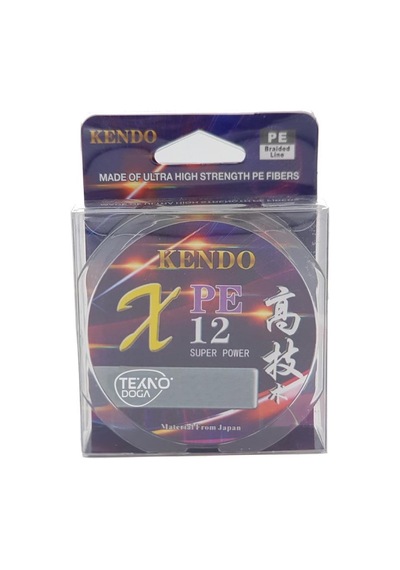 Kendo Dynema 12x 12 Kat %100 PE Örgü İp Misina 250m Japon Yeşil