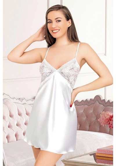 Miss Laris Lingerie Gecelik Kadın 2088 Ekru
