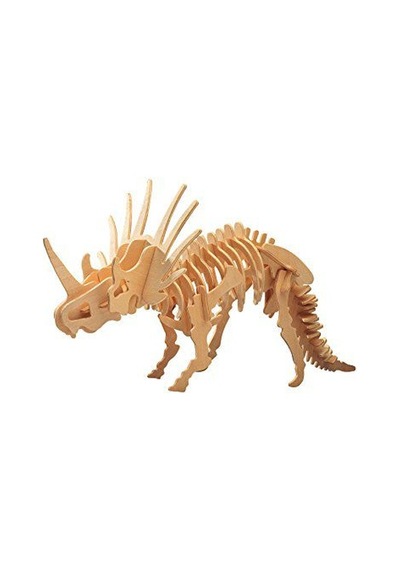 Boyalanabilir Ahşap Maket Oyuncaklar 3D Ahşap Maket Dinazor