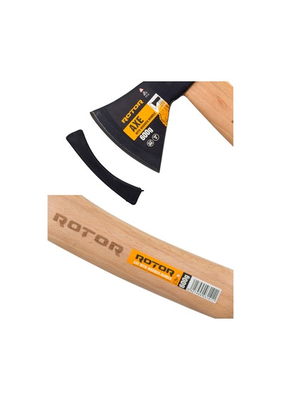 Rotor Ahşap Saplı 1500gr+600gr 2 Li Balta Nacak Seti