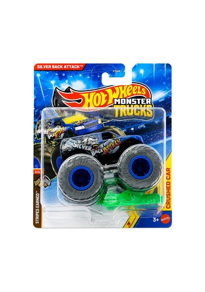 Hw Monster Trucks 1:64 Arabalar Sılver Back Attack Jhy67 Çok Renkli