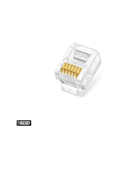 Rj11 Telefon Soketi 6p 6c 100 Adet