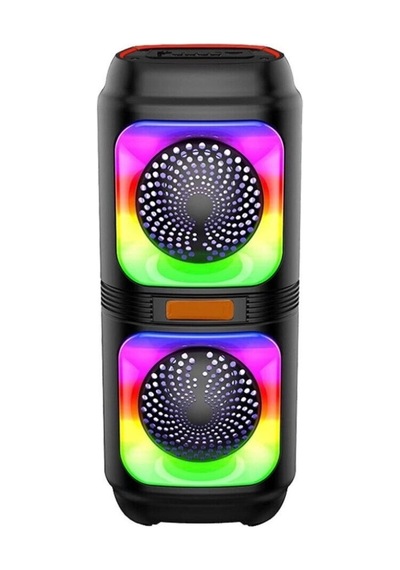 Blic Bls-48 Şarjlı Taşınabilir Bluetooth Hoparlör Extra Bass, Rgb Disko Işıkları, Mikrofonlu-14776