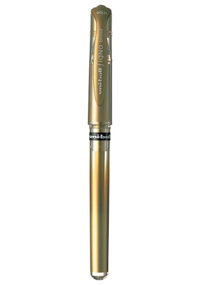 Uni-ball Um-153 Gold Signo Broad Davetiye Kalemi