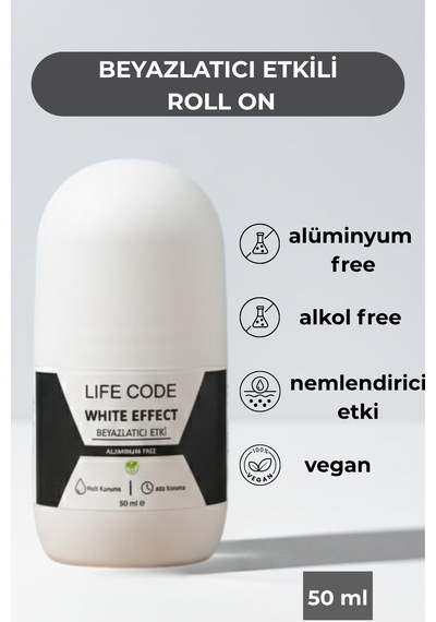Alüminyumsuz Beyazlatıcı Etkili Roll On 50 Ml Hugo Skin Care