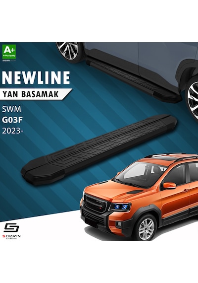 S-dizayn Swm G03f Newline Siyah Yan Basamak 193 Cm 2023 Üzeri A+ Kalite