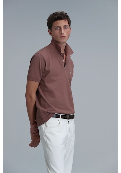 Lufian Erkek Laon Smart Polo T-shirt 111040164 Kiremit