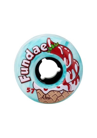 Moxi Fundae Creme De Menthe Quad Paten Tekerleği 57 Mm-Mint Çok Renkli