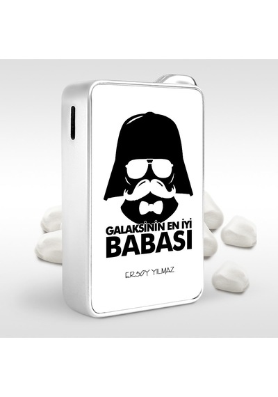 Kişiye Özel Galaksinin En İyi Babası Tasarımlı Metal Çakmak - 1