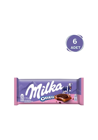 Milka Oreo Sandwich Çilekli Tablet Çikolata 6 x 92 G