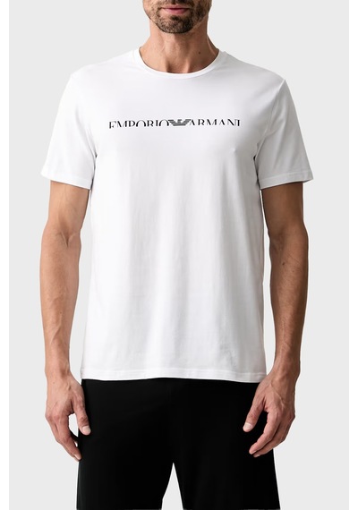 Emporio Armani Logolu Pamuklu Regular Fit Bisiklet Yaka T Shirt Erkek T Shirt Em000377 Af25030 U0002 Beyaz Emporio Armani Logolu Pamuklu Regular Fit Bisiklet Yaka T Shirt Erkek T Shirt Em000377 Af25030 U0002 Beyaz