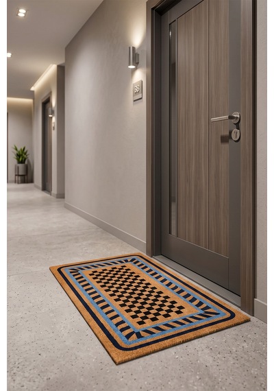 Villadia Home Textile Kapı Önü Paspası Kaymaz Taban Dekoratif Paspas Ev Giriş Antre İç Ve Dış Mekan Paspası 45x70 Cm 12ypycoco