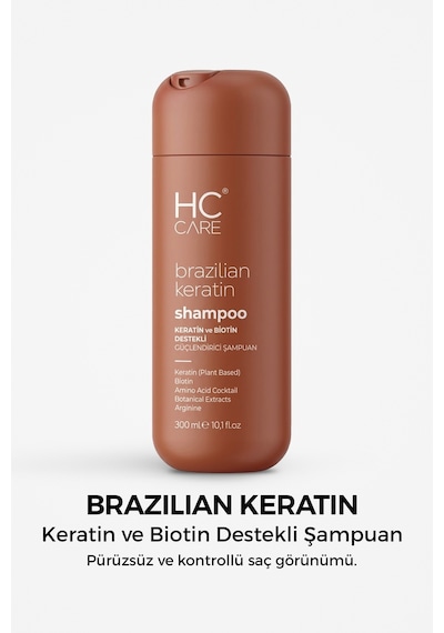 Hc Care Brezilya Fönlü Saçlar İçin Sülfatsız Şampuan 300 ML
