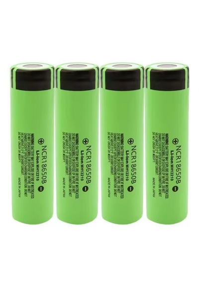 Ncr18650b 3.7 V 3400 Mah 18650 Düz Kafalı Şarj Edilebilir Pil 4 Adet Yeni Ve