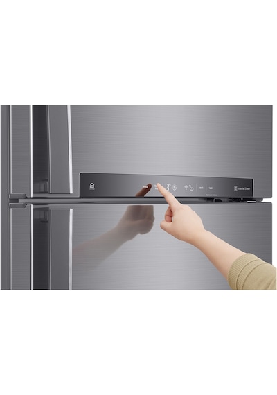 LG GN-H702HLHU 546 LT No-Frost Çift Kapılı Buzdolabı Inox