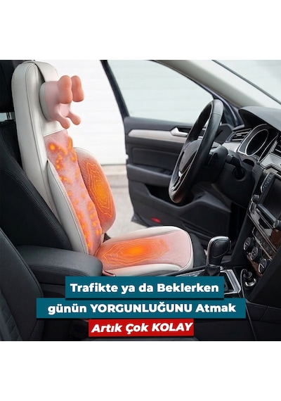 Rlx50 3d Shiatsu Masaj Koltuğu Isıtmalı, Titreşimli, Masaj Cihazı Gri