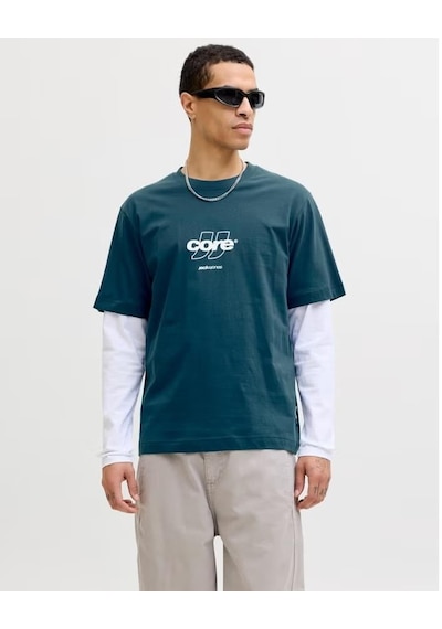 Jack & Jones Jack&jones Core Jcoclub Front Prınt Tee Ss Crew Neck Erkek T-shirt 12289868 Poseidon Jack & Jones Jack&jones Core Jcoclub Front Prınt Tee Ss Crew Neck Erkek T-shirt 12289868 Poseidon