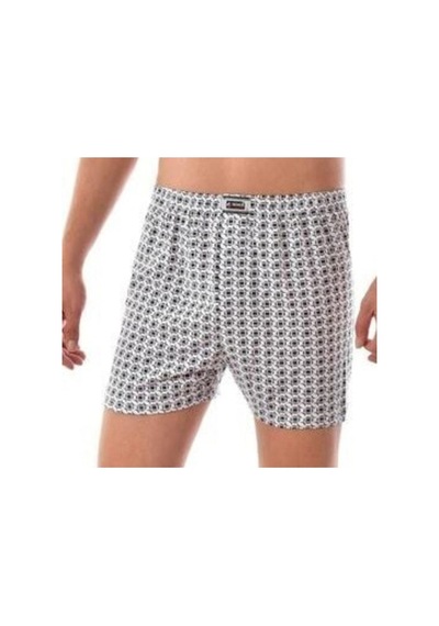 Erkek Renkli Karışık Desenli Penye Boxer 1'Li Paket 001