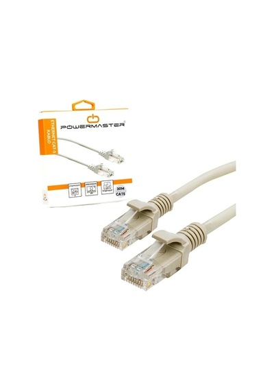 30 Metre Kutulu Gri Cat5 Kablo