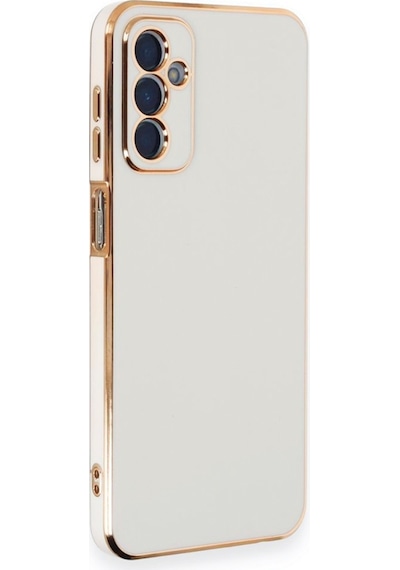 Samsung Uyumlu Galaxy A15 Kılıf Volet Luxury Seri Kamera Korumalı Silikon Kapak