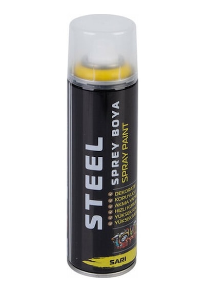 Steel Sprey Boya 200 ML Sarı 4893
