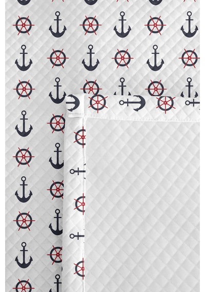 Marine Denizci Çapa Desenli Genç Odası Tek Kişilik Pike Takımı-nautical Dümen 160x220cm Yatak Örtüsü Günbatımı Kekik Nüansı Marine Denizci Çapa Desenli Genç Odası Tek Kişilik Pike Takımı-nautical Dümen 160x220cm Yatak Örtüsü Günbatımı Kekik Nüansı