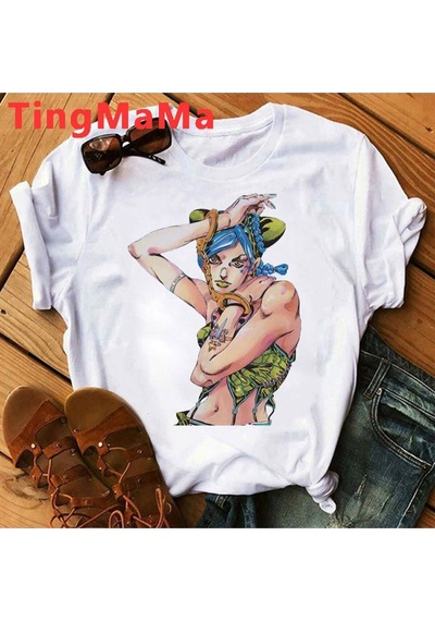 Noıssey Kırmızı Etiket Gala Jojo Bizarre Adventure T-shirt Model7 17295 Beyaz Noıssey Kırmızı Etiket Gala Jojo Bizarre Adventure T-shirt Model7 17295 Beyaz