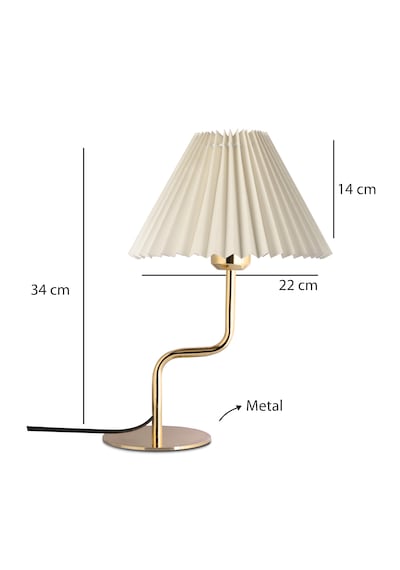 Homing Lille Gold Abajur 241930 Krem