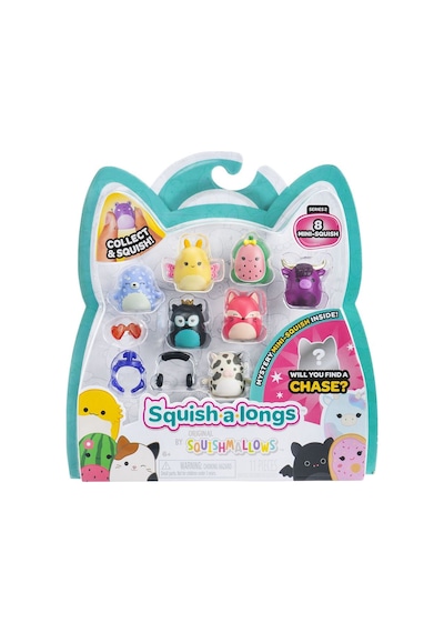 Squishmallows Squish-a-longs 8 Figür + Yüzük Set Seri 2 Al0084