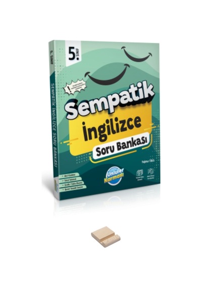 5. Sınıf Sempatik İngilizce Soru Bankası Ve Telefon Standı