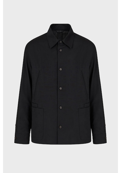 Emporio Armani Erkek Gömlek Ceket Em001480 Af13821 Uc001 Siyah Siyah