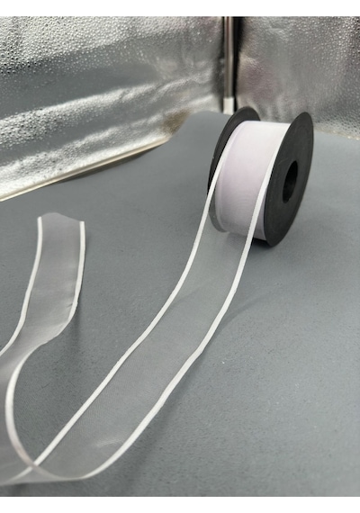 4 Cm Fileli Organze Şerit-5 Metre
