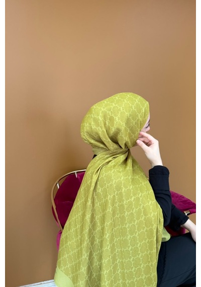 Mimiyum Koza Şal- Doku Desen - Model 6 Çok Renkli