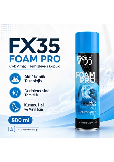 Foam Pro 500 Ml Çok Amaçlı Aktif Temizleyici Köpük 1