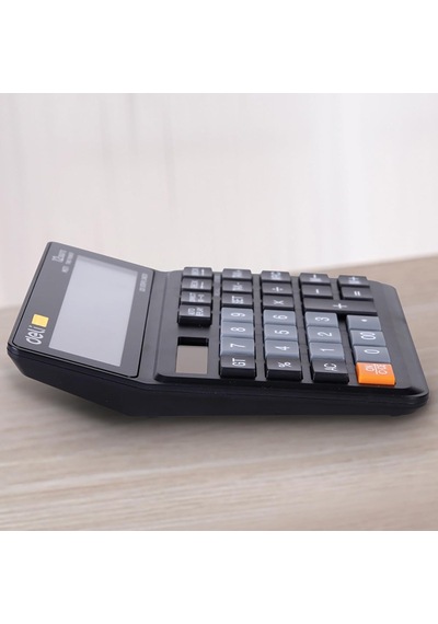 Hesap Makinesi 12 Digit Siyah Çok Renkli