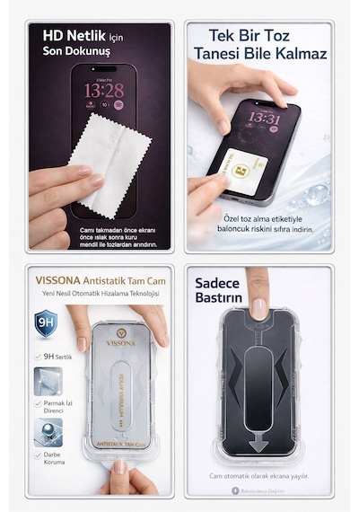 Samsung Uyumlu Galaxy S25 Ultra Ekran Koruyucu % 100 Cam Temperli Kolay Kurulum Aparatlı