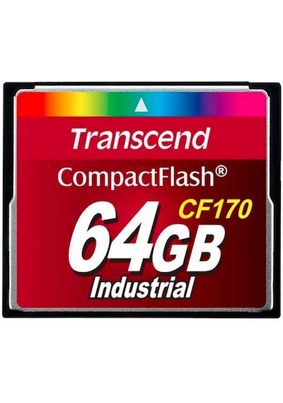 Transcend Industrial TS64GCF170 CF170 64 GB Compact Flash Hafıza Kartı