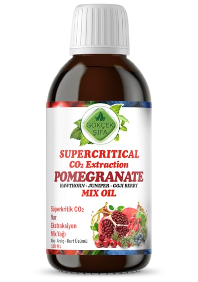 Gökçek Şifa Nar Süperkritik Mix Yağı 100 ML