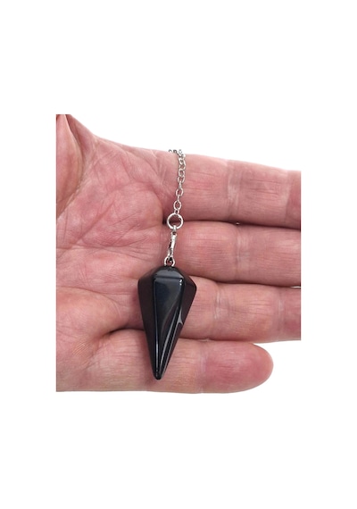 Siyah Obsidyen Pandül - Sarkaç 101-3 Siyah
