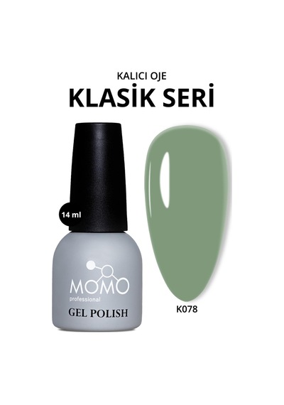 Momo Professional Kalıcı Oje K078 Kaktüs Yeşili 14 Ml
