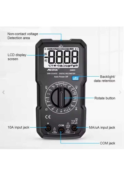 Mestek Dm-95 Dijital Multimetre