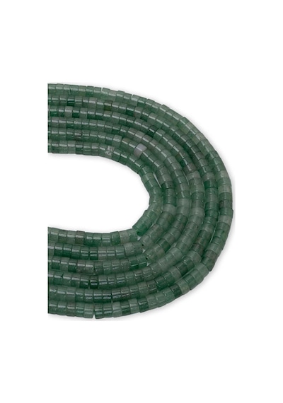 4 x 2 MM Aventurin Taşı Dizi Altın