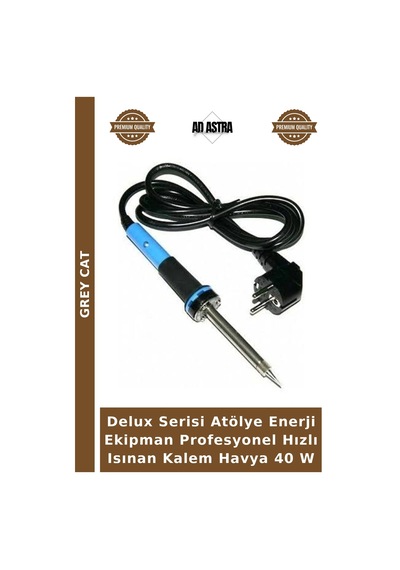 Delux Serisi Atölye Enerji Ekipman Profesyonel Hızlı Isınan Kalem Havya 40 W