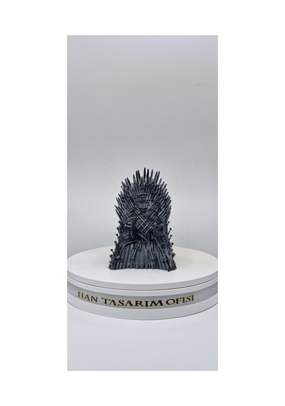 İron Throne Game Of Thrones Demir Taht 10cm