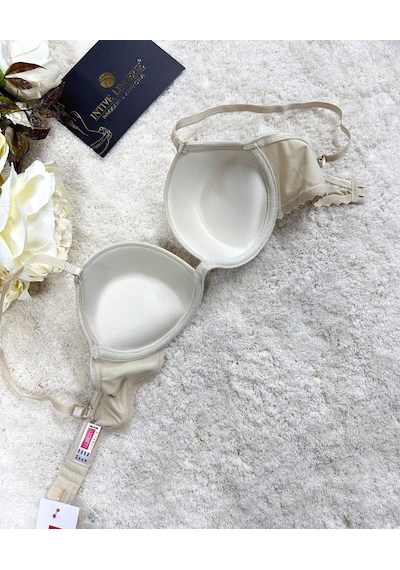 Le Jardin Fleur Basic Push-up Aksesuar Detaylı Sütyen-7055 Ten Rengi