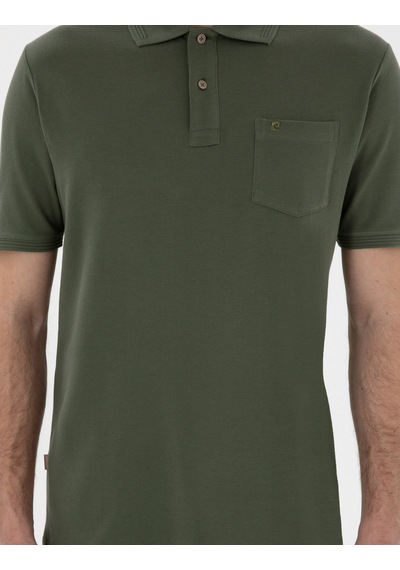 Pierre Cardin Erkek Haki Tişört Basic 50302538-vr027 Haki