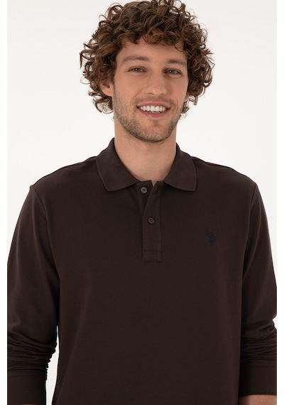 U.s. Polo Assn. Erkek Koyu Kahverengi Sweatshirt 50307688-vr084 Koyu Kahverengi