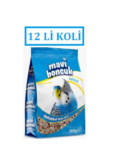 Mavi Boncuk Kuş Yemi 12 Adet 500 G